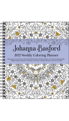 Johanna Basford 2022 Coloring Weekly Planner Calendar